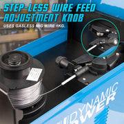 MIG Gasless Welder + Wire Portable Welding Machine 130Amp V274-TL-WM130NG-WIRE