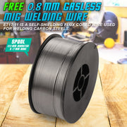 Gasless MIG Welding Wire E71T-11 Flux Cored 0.8mm V274-TL-WMWIRE
