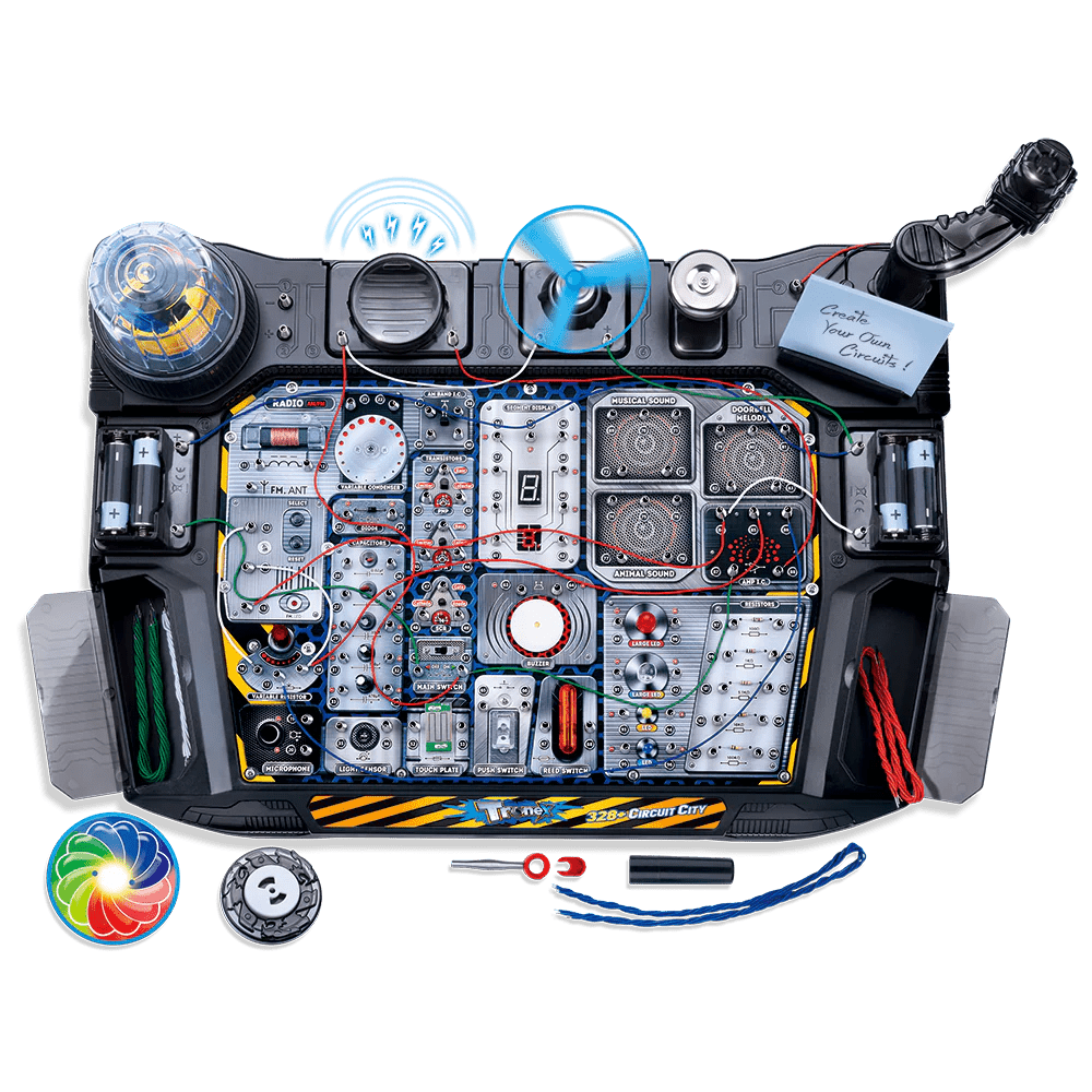 Tronex 328+ Circuit City STEM Kit Toy for Kids Educational Circuit Learning Board V274-TOY-KN-3AT2328