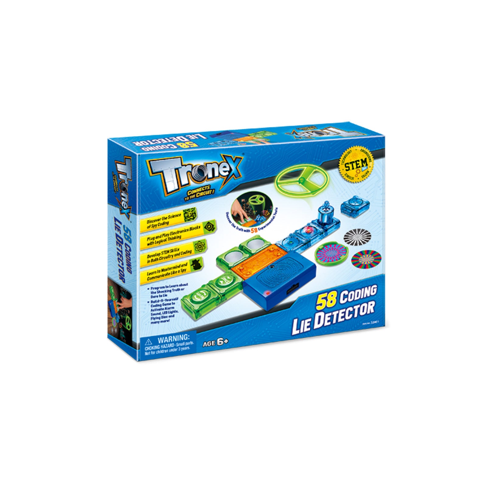 Tronex 58 Coding Lie Detector STEM Toy Build Your Own Learning Kit V274-TOY-KN-3AT2901