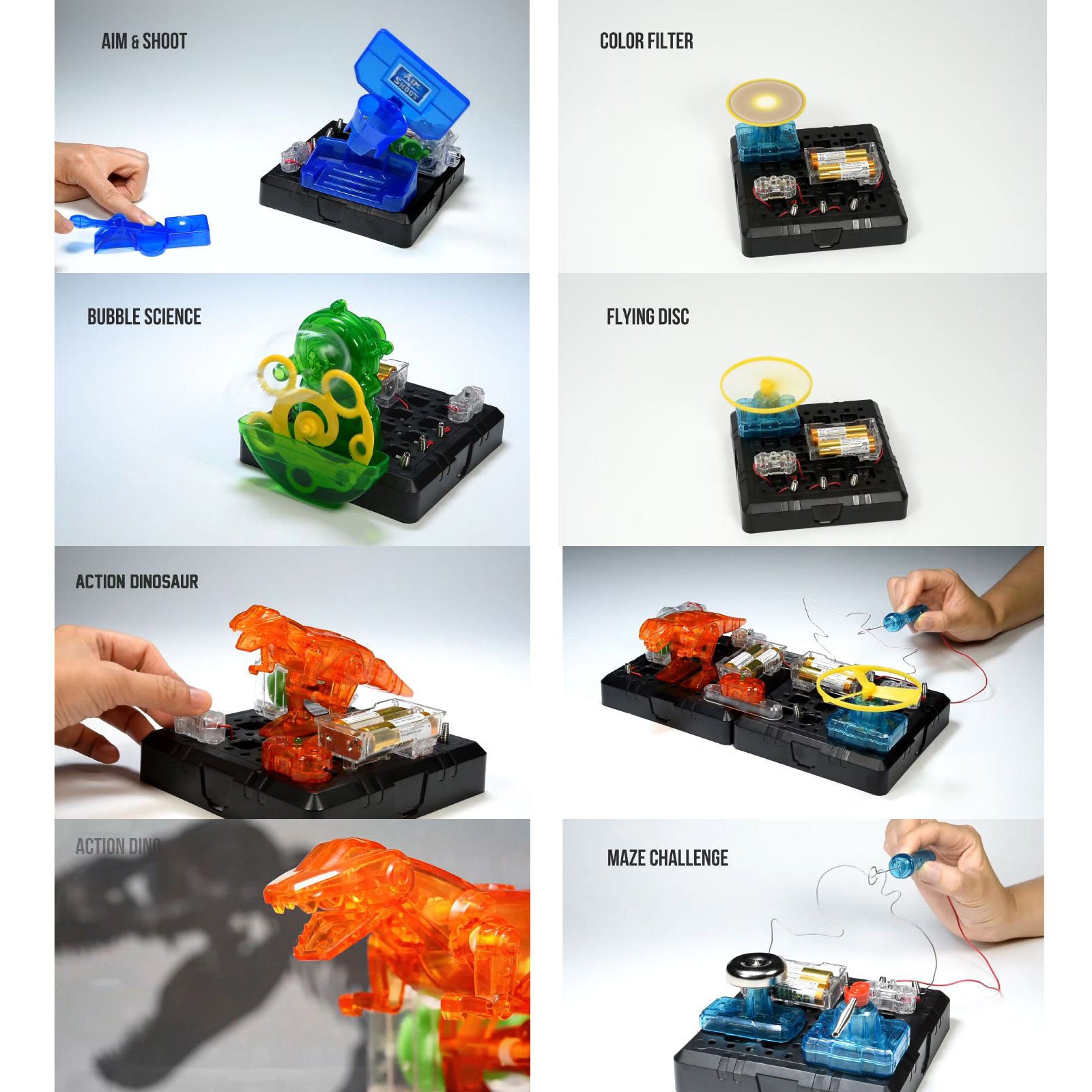 Connex 125 Scientific Challenge Set STEM Toy Build Your Own Learning Kit V274-TOY-KN-3AT8913