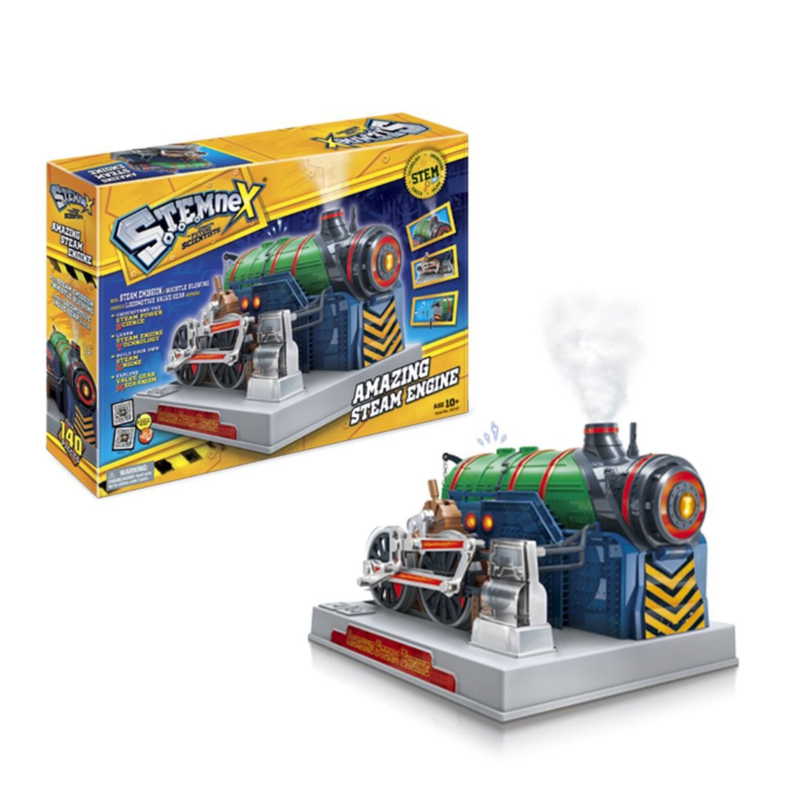 Stemnex Amazing Steam Engine STEM Toy Build Your Own Educational Construction Kit V274-TOY-KN-3AT9107