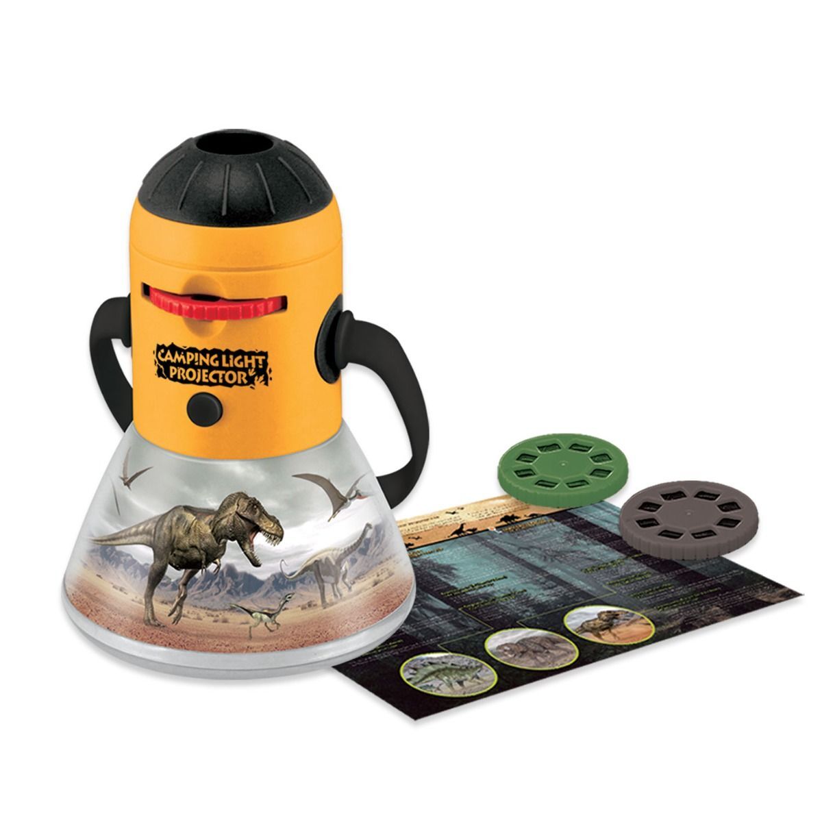 Dinosaur Mini Night Light Camping Projector - Lantern Torch Kids Learning Toy V274-TOY-KN-ACPAD