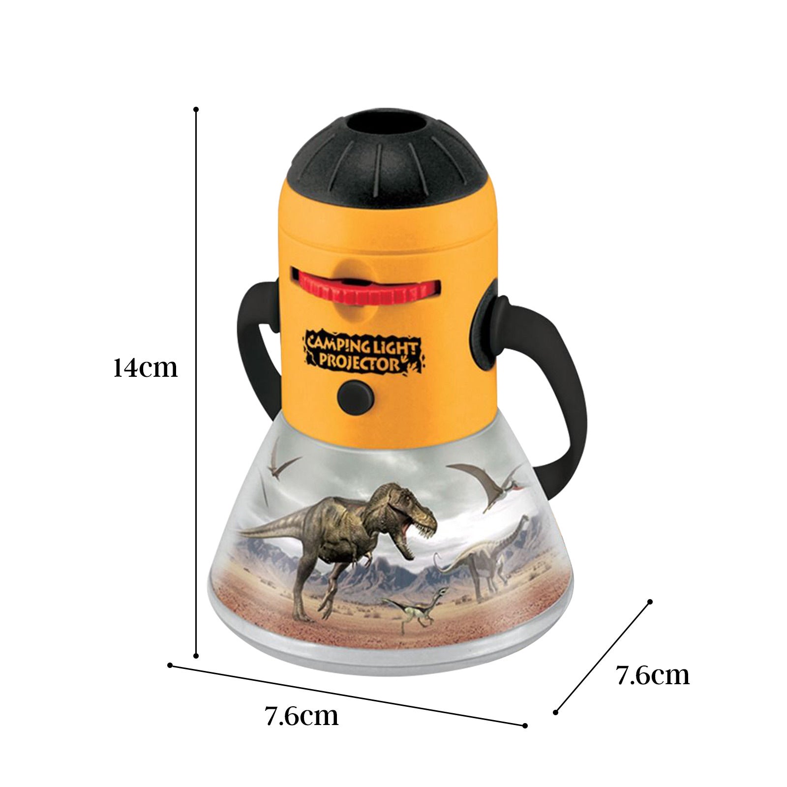 Dinosaur Mini Night Light Camping Projector - Lantern Torch Kids Learning Toy V274-TOY-KN-ACPAD