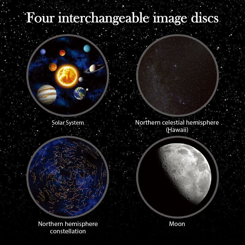 Solar System Star Light Projector STEM Toy - Space Planet Moon Galaxy Night Lights V274-TOY-KN-ASOLAP