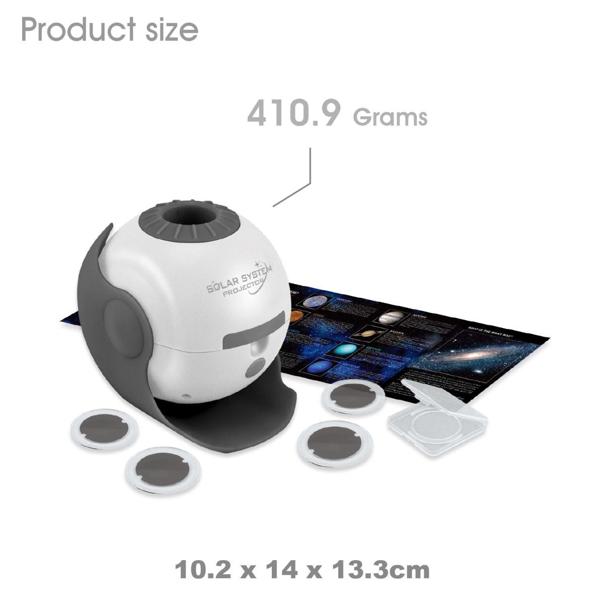 Solar System Star Light Projector STEM Toy - Space Planet Moon Galaxy Night Lights V274-TOY-KN-ASOLAP