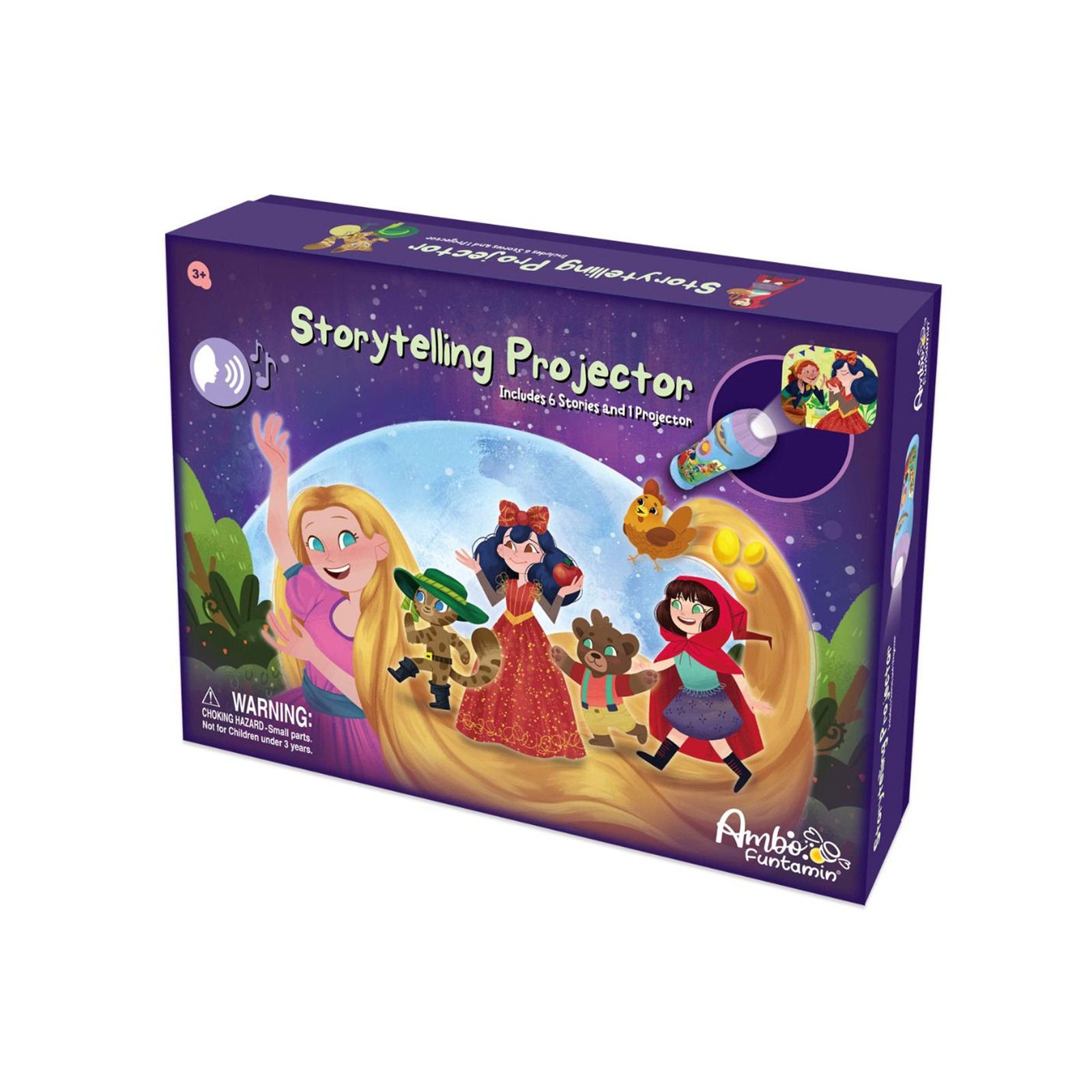 Storytelling Torch Projector 6 Stories Gift Set - Audio Kids Learning STEM Toy - Series 2 V274-TOY-KN-ATR9-STFGB