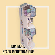 Gachapon Capsule Toy Vending Machine Lite Mini Collectible Gacha Dispenser Stackable WHITE V274-TOY-KN-F-MDGACHAL