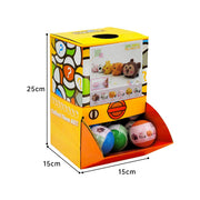 40X Cute Animal Pull Back Car Toy Capsules 50mm Collectible Gacha in Display Box V274-TOY-KN-F-PBCAN-50