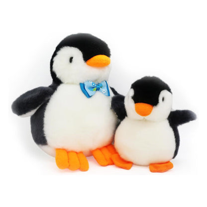 2X Plush Penguin Keychain Or Doll With Sound Activation BLACK V274-TOY-KN-F-PLUSPNB2P