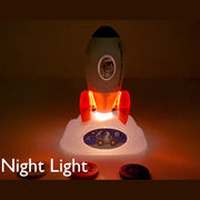 Rocket Projector Night Light Kids STEM Toy - Outer Space Planet V274-TOY-KN-LUP-0025