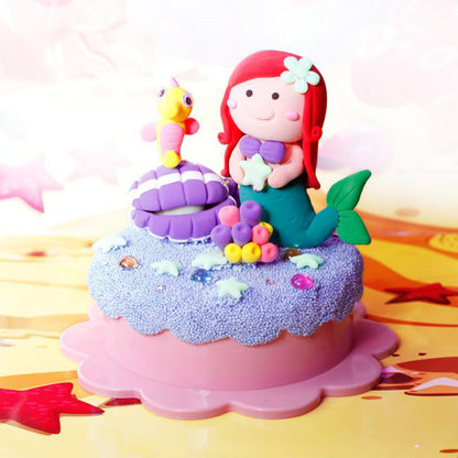 Colorato Mermaid Glow Set - Glow-in-the-Dark Super Clay DIY Craft Kit for Kids V274-TOY-KN-TAPD510X