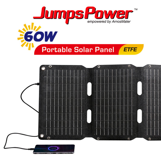 60W Solar Panel Portable Charger JumpsPower Power Generator Foldable V274-VE-JP-SOLPAN-60W