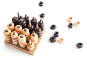 4 IN A ROW GAME Connect four board 3 dimensional handmade in beautiful wood V277-4RGCFBDH