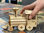 Build and Paint your own locomotive train Kids wood model toy train-plywood DIY kit V277-940173727TKT