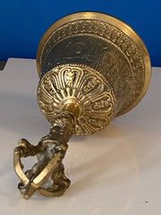 Brass Bell 6 inch Buddhist Nepal Tibetan Prayer Bell Meditation Stress Relief or Sound Therapy V277-BB6IBNTPB