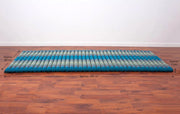 Day bed Roll Out Mattress XL Large Foldout Mat relaxation day bed camping or Yoga Matt Natural Kapok Filled V277-BLUEMAT120X200