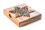 Chinese Checkers - wooden board game, strategy game, game for adults, game V277-CCWBGSG