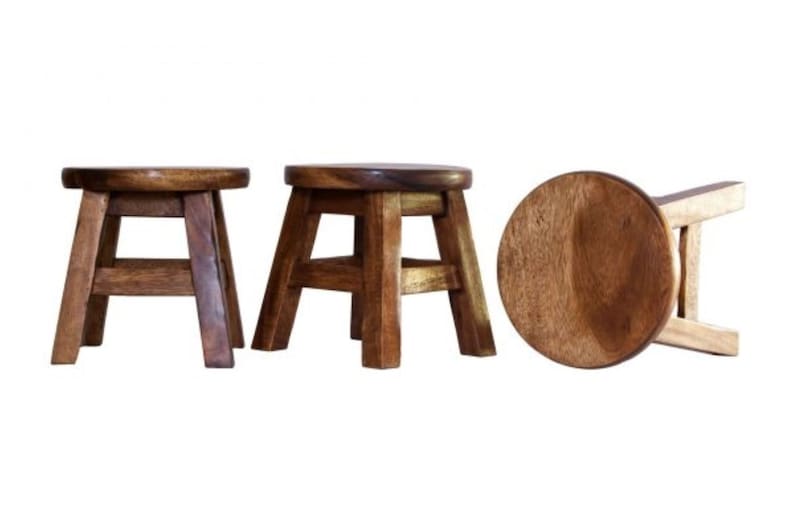 Children's Chair Stool Wooden Frog Face Theme V277-FROGSTOOLTHA