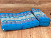 3-Fold Zafu Meditation Cushion Set Blue Medium Size V277-FZMCSBMS