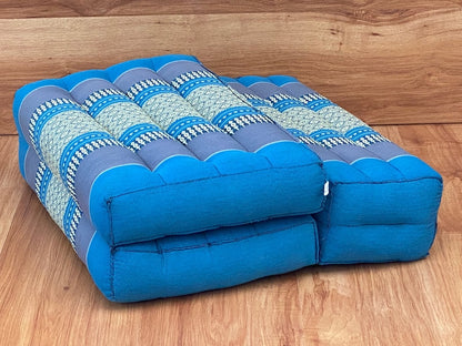 3-Fold Zafu Meditation Cushion Set Blue Medium Size V277-FZMCSBMS