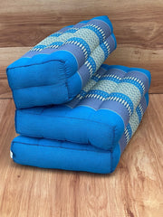 3-Fold Zafu Meditation Cushion Set Blue Medium Size V277-FZMCSBMS