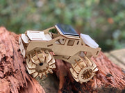 Model car 3D Ply Wood puzzle- Build and Paint your own 4 x 4 Truck Car craft kit with MOTOR (solar or battery) V277-MC3DPWP