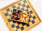 Mothers day gift Wooden Makruk traditional Thai Chess Set V277-MDGWMTTC