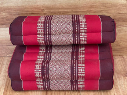 3-Fold Zafu Meditation Cushion Medium Size-RED V277-TTP3SEARBVLUERED