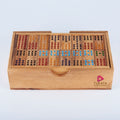 Wooden Domino Game Set Handmade Dominoes in Gift box V277-WDHSHDG