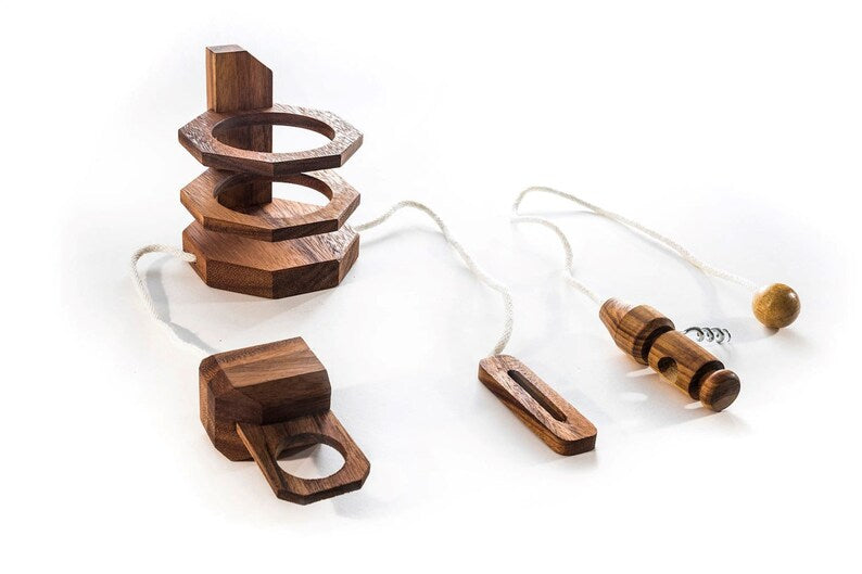Wine Stopper Lock Puzzle - Party Puzzle- cant drink it until you crack the lock-party fun V277-WSLP