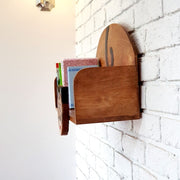 Wooden Wall Mounted Book Shelf Bear theme for children's room V277-WWMBSBT