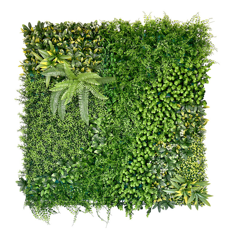 YES4HOMES 1 SQM Artificial Plant Wall Decor Grass Panels Vertical Garden Foliage Tile Fence 1X1M Green V278-1-X-CCGA110-GREENPLANT