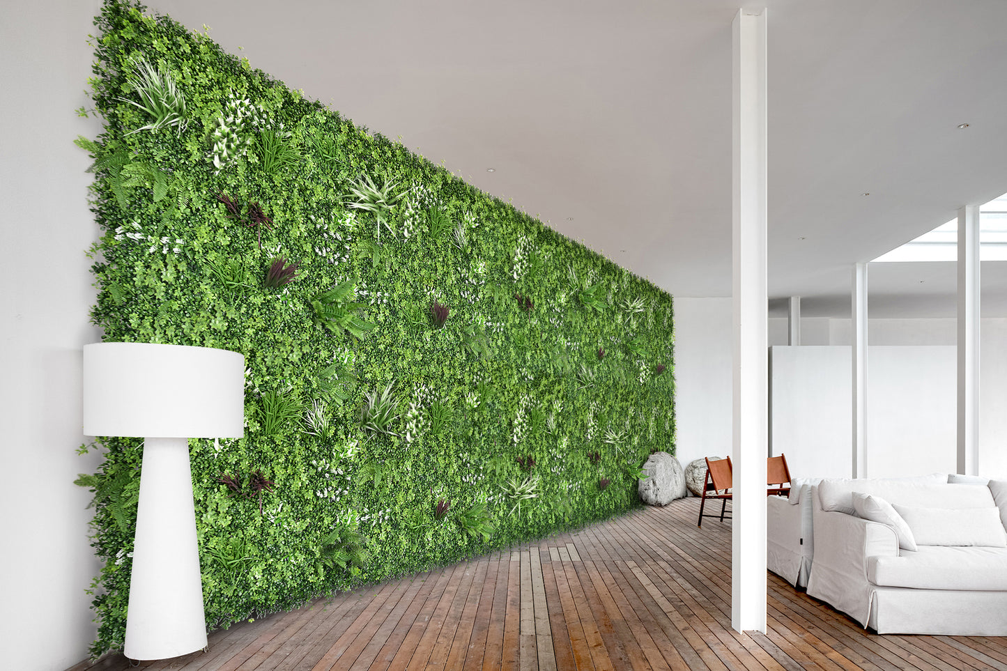 YES4HOMES 1 SQM Artificial Plant Wall Grass Panels Vertical Garden Foliage Tile Fence 1X1M Green V278-1-X-CCGF001-GREENPLANT