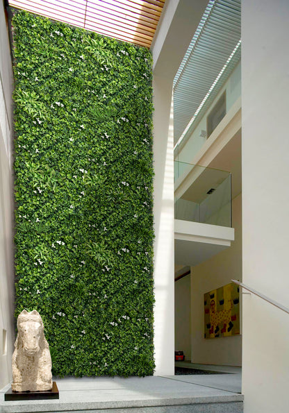 YES4HOMES 1 SQM Artificial Plant Wall Grass Panels Vertical Garden Tile Fence 1X1M Green V278-1-X-CCGF039-GREENPLANT