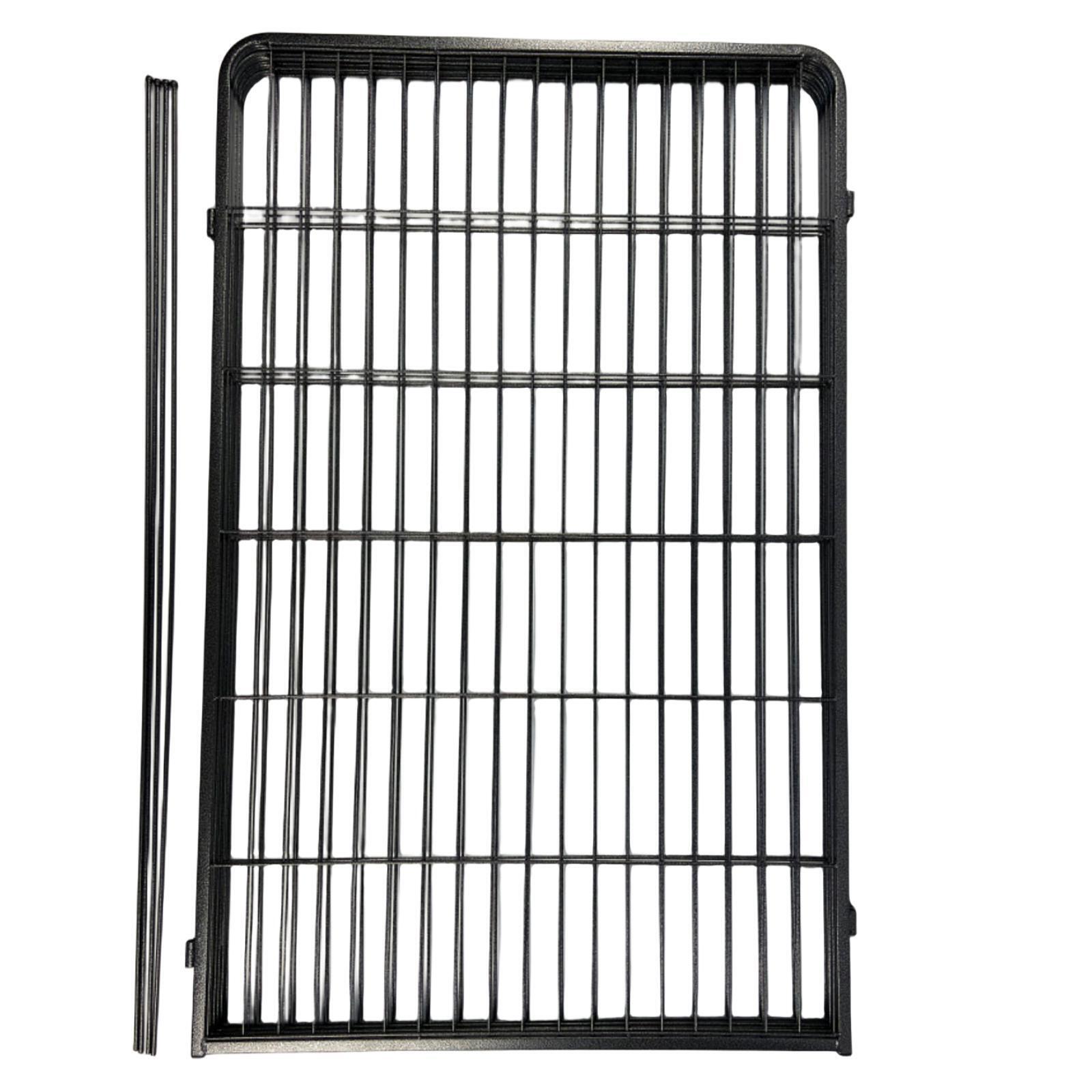 YES4PETS 4 Panel 120 cm Heavy Duty Pet Dog Cat Rabbit Exercise Extension Playpen Puppy Rabbit Fence V278-1-X-HPL120-4-A