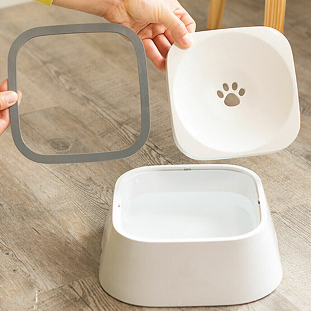 YES4PETS 1 x Medium Pet No Spill Feeder Bowl Dog Cat Puppy slow food Interactive Dish Dispenser V278-1-X-KLW-07-NOSPILLBOWL-GR