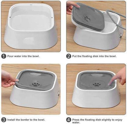 YES4PETS 1 x Medium Pet No Spill Feeder Bowl Dog Cat Puppy slow food Interactive Dish Dispenser V278-1-X-KLW-07-NOSPILLBOWL-GR