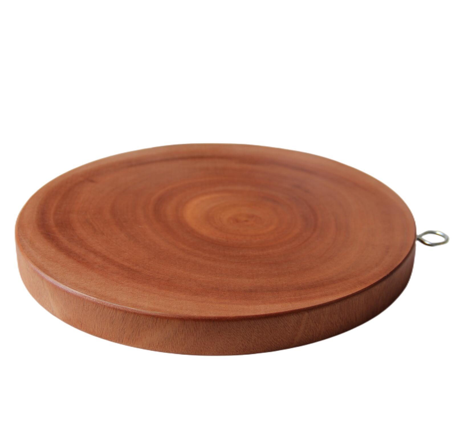 YES4HOMES 30cm Natural Hardwood Hygienic Kitchen Cutting Wooden Chopping Board Round V278-1-X-UI-5527-S-BOARD-ROUND