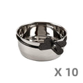 YES4PETS 10 x Medium Pet Rabbit Bird Parrot Dog Cat Water Food Bowl Feeder Chicken Poultry Coop Cup 620 ml V278-10-X-69048-BOWL