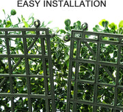 YES4HOMES 12 x Artificial Plant Wall Grass Panels Vertical Garden Tile Fence 50X50CM Green V278-12-X-CCGA001-GREENPLANT