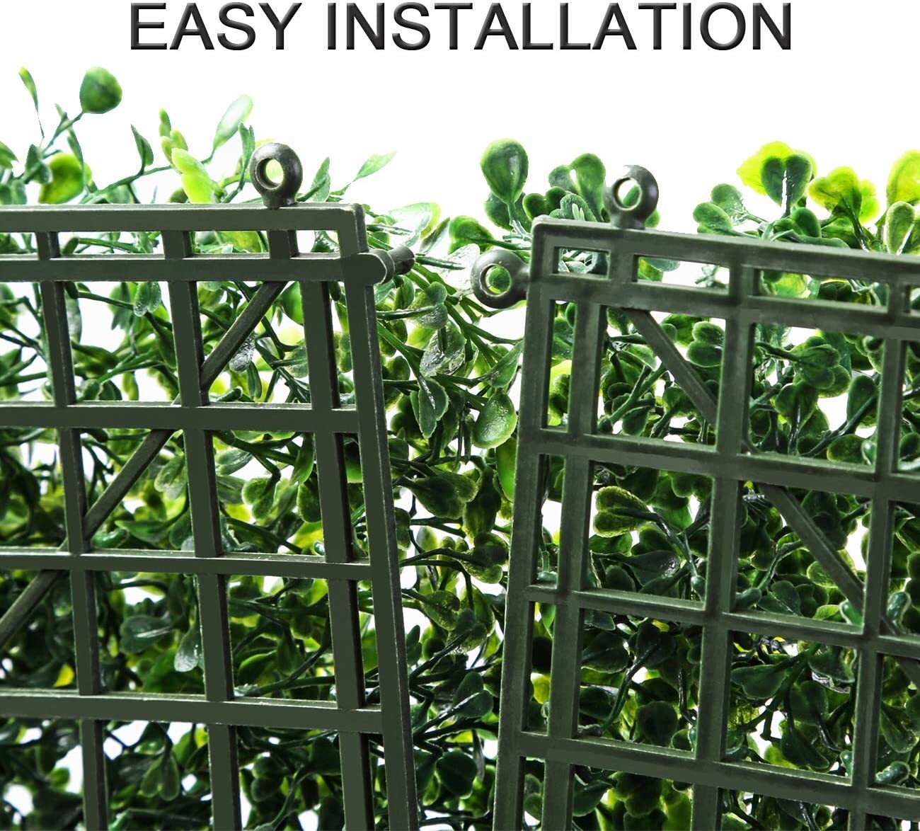 YES4HOMES 12 x Artificial Plant Wall Grass Panels Vertical Garden Tile Fence 50X50CM Green V278-12-X-CCGA001-GREENPLANT