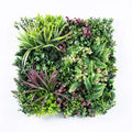 YES4HOMES 12 Artificial Plant Wall Grass Panels Vertical Garden Foliage Tile Fence 50X50 CM V278-12-X-CCGK002-B-THALLO