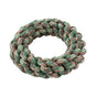 2 x Dog Toy Cotton Rope Braided Ring Pet Toy Chew Rope Play Dental V278-2-X-15862-BRAIDED-RING