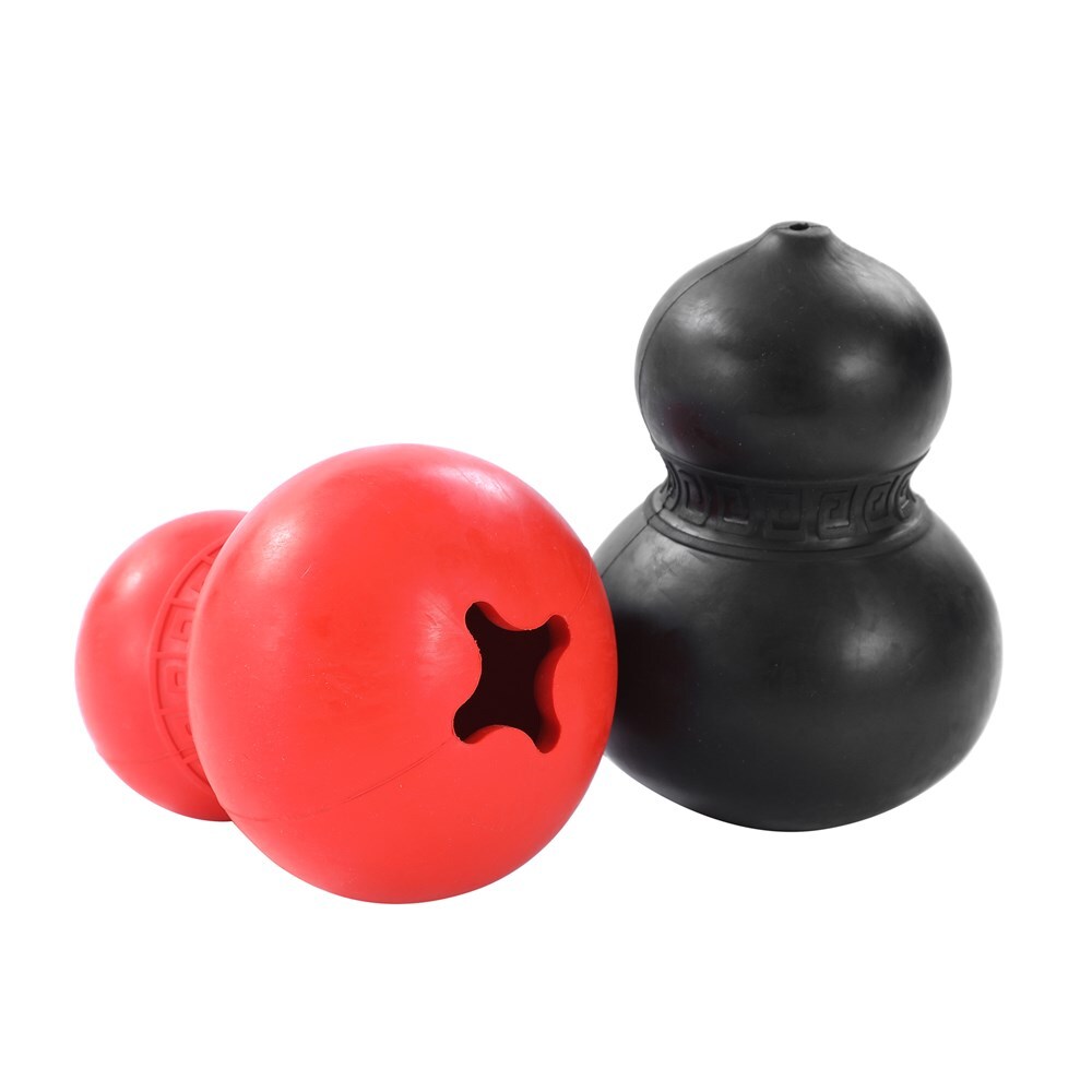2 x Dura Dog Puppy Chew Rubber Gourd Dental Hygiene Treat Holder Play Toy V278-2-X-18672-RUBBER-TOY