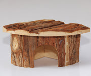 2 X YES4PETS Natural Wooden Hamster Mouse Gerbil Playground Rats Pets Toys Play Small Birds House Garden Decor V278-2-X-62041-CORNER-SHELTER
