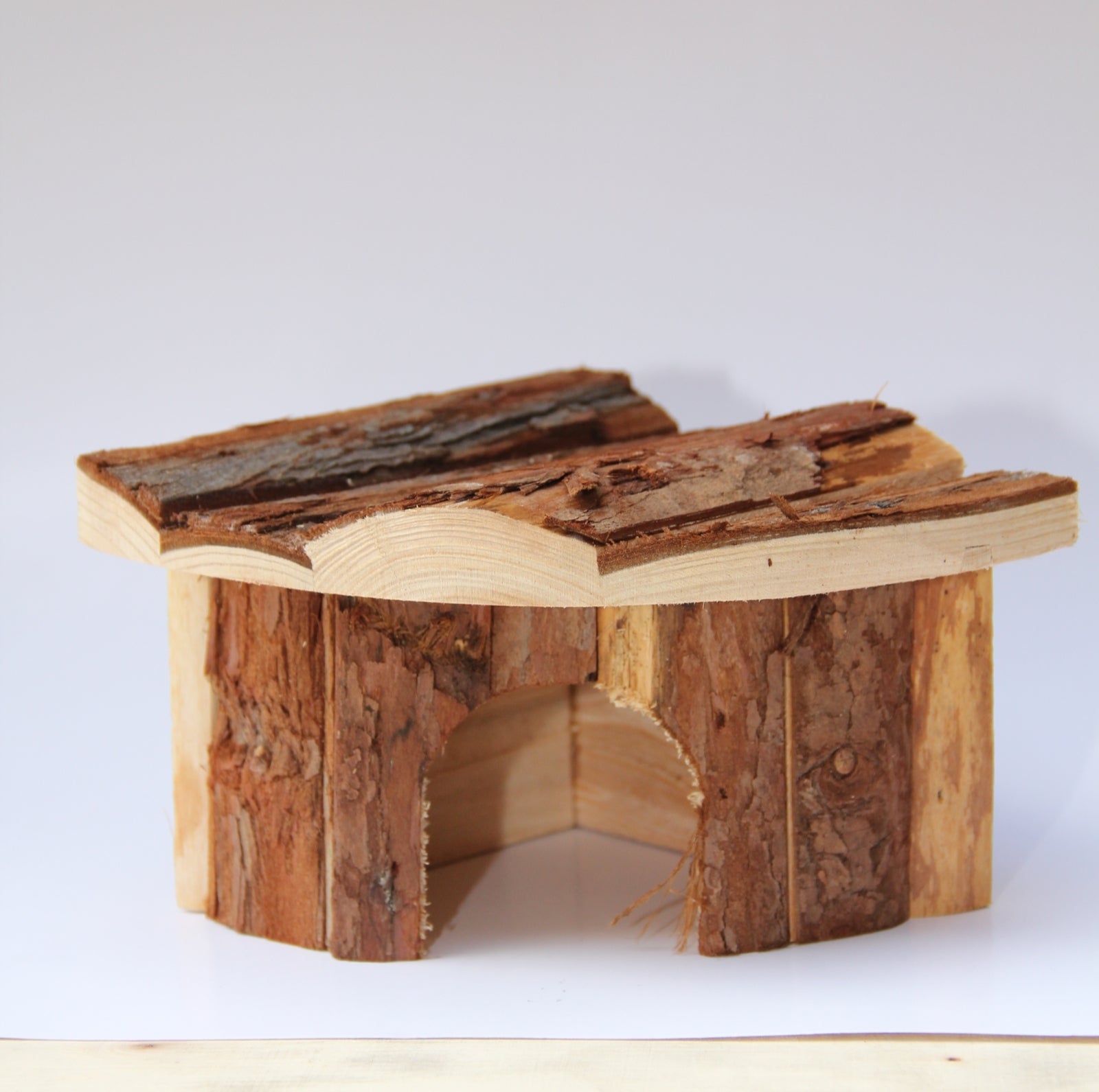 2 X YES4PETS Natural Wooden Hamster Mouse Gerbil Playground Rats Pets Toys Play Small Birds House Garden Decor V278-2-X-62041-CORNER-SHELTER