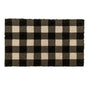 YES4HOMES 2 x Doormat for Front Door Entryway Outdoor Cursive Natural Coconut Coir Floor mat V278-2-X-63179-BK-SQUARE-MAT