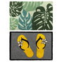 YES4HOMES 2 x Doormat for Front Door Entryway Cursive Natural Coconut Coir Floor mat Outdoor 40x60cm V278-2-X-63996-DOOR-MAT