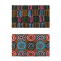 YES4HOMES 2 x Outdoor Doormat for Front Door Entryway Cursive Natural Coconut Coir Floor mat 75 X 45 CM V278-2-X-66725-DOOR-MAT-L
